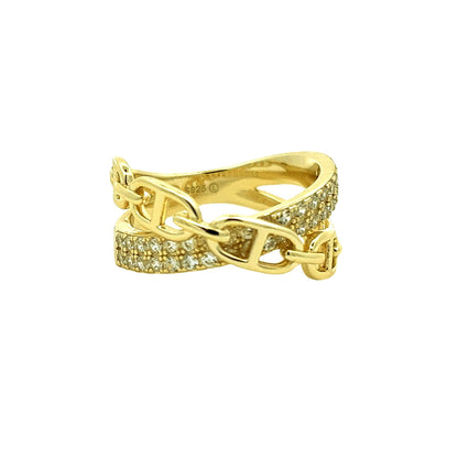 Kenzy Mii- 925 Sterling Silver New Queen Moon Hermes Women's Ring