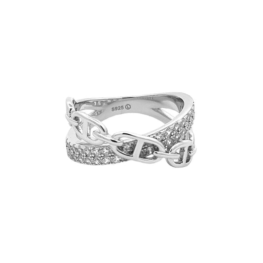 Kenzy Mii- 925 Sterling Silver New Queen Moon Hermes Women's Ring