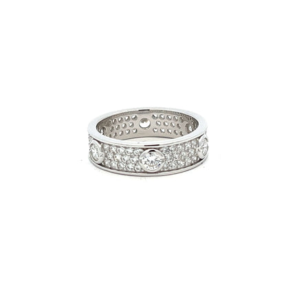 Kenzy Mii- 925 Sterling Silver Girls Friendship Love Women's Ring