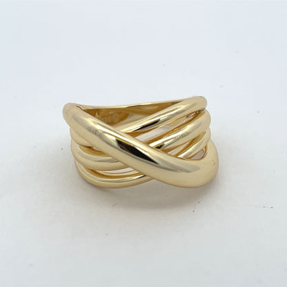 Kenzy Mii- 925 Sterling Silver Picasso Nine Band Melody Women's Ring