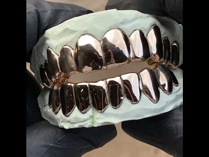 Kenzy Mii- Solid Gold Deep Cut Grillz w/ Bust down options