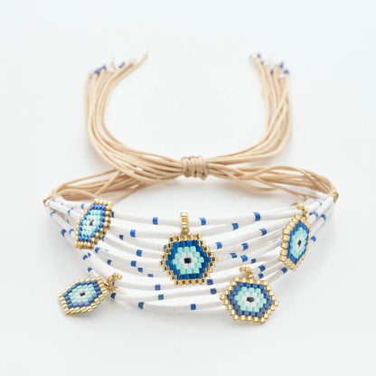 Kenzy Mii - Hexa 5 Evil Eye charm Bracelet