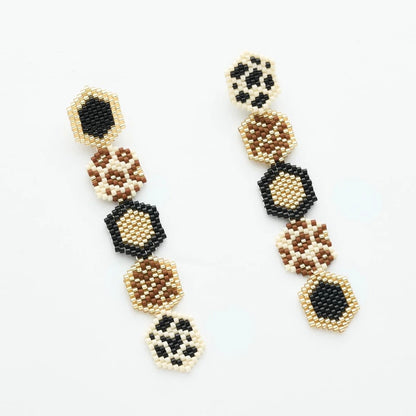 Kenzy Mii - Safari Five-Hex Earrings