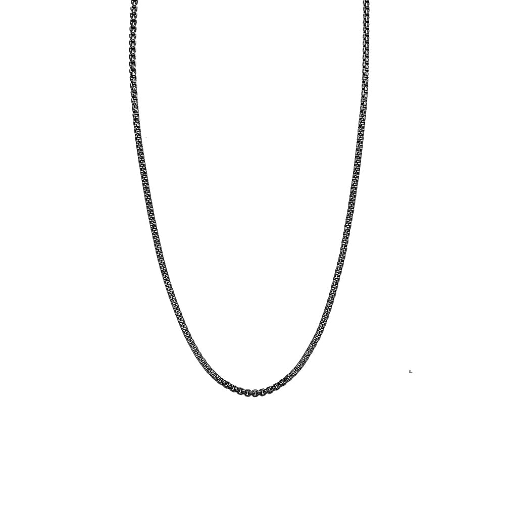 Kenzy Mii - 3mm Stainless Steel Box Chain Unisex Chain