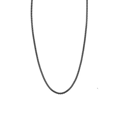 Kenzy Mii - 3mm Stainless Steel Box Chain Unisex Chain