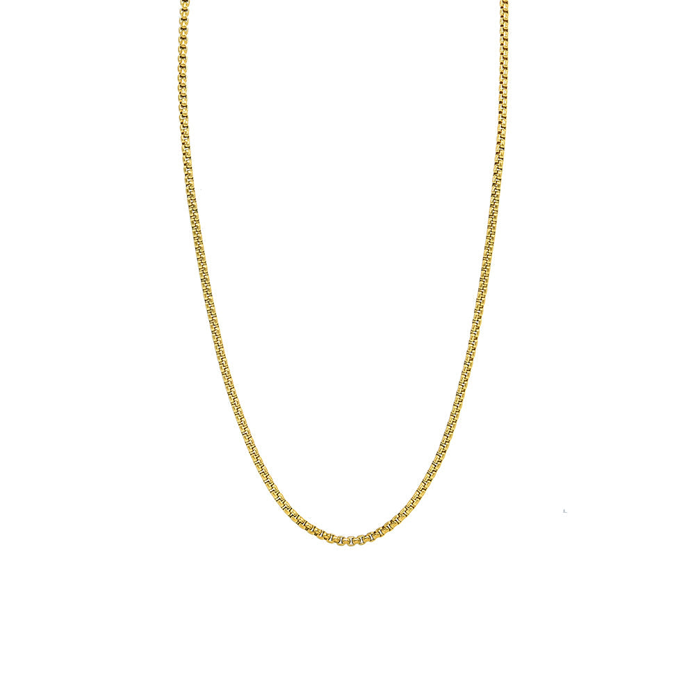 Kenzy Mii - 3mm Stainless Steel Box Chain Unisex Chain