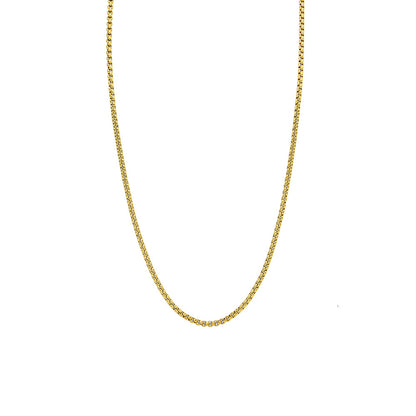 Kenzy Mii - 3mm Stainless Steel Box Chain Unisex Chain