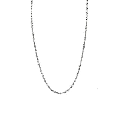 Kenzy Mii - 3mm Stainless Steel Box Chain Unisex Chain