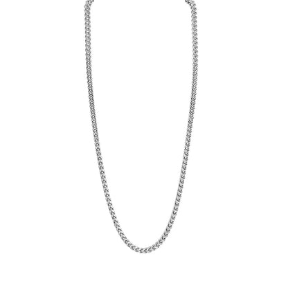Kenzy Mii - 4mm Stainless Steel Square Franco Unisex Chain