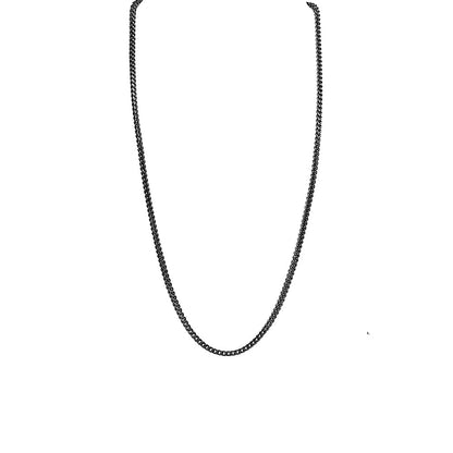 Kenzy Mii - 2.5mm Stainless Steel Square Franco Unisex Chain