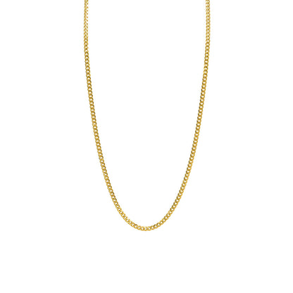Kenzy Mii - 3mm Stainless Steel Miami Cuban Chain Unisex Chain