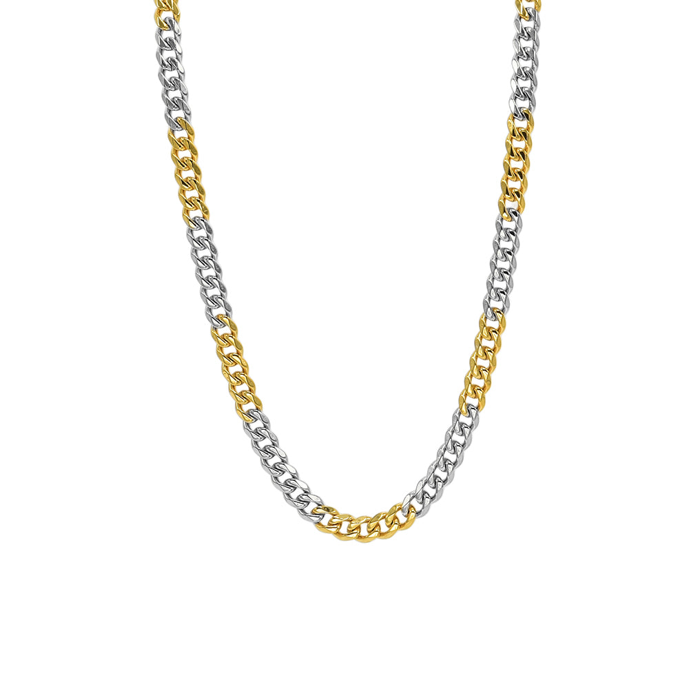 Kenzy Mii - 7mm Stainless Steel Miami Cuban Chain Unisex Chain