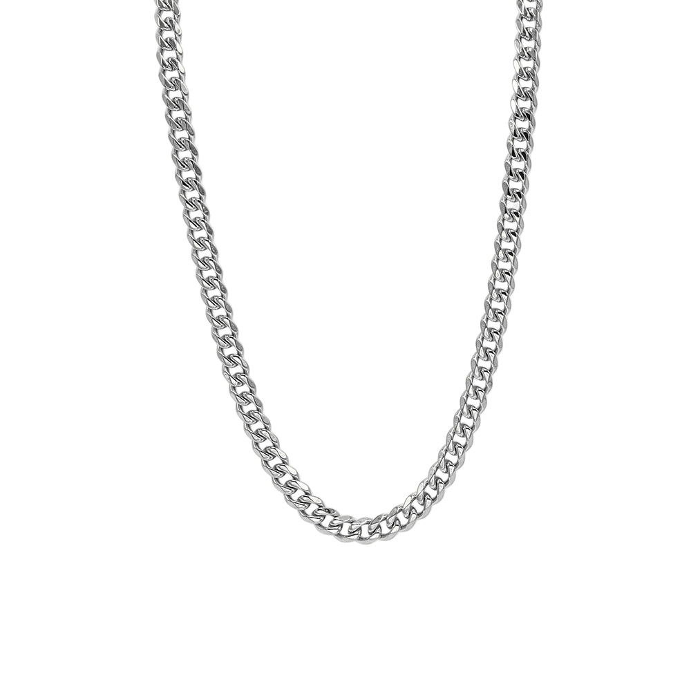 Kenzy Mii - 7mm Stainless Steel Miami Cuban Chain Unisex Chain