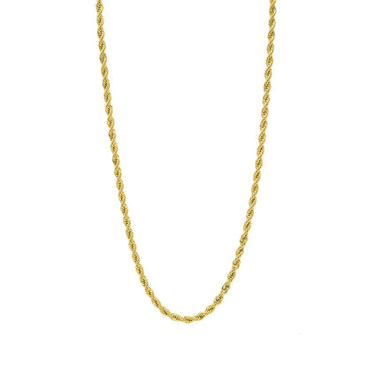 Kenzy Mii - 4mm Stainless Steel Rope Unisex Chain