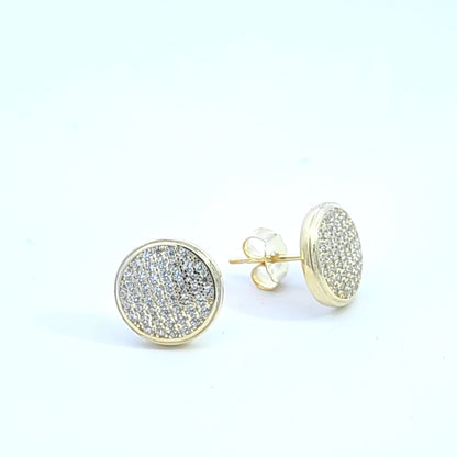 Kenzy Mii - 925 Sterling Silver Stud Tiny Zircon Women's Earings